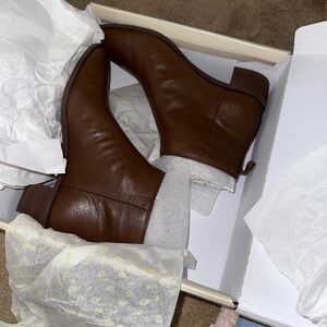 Copper Key Rich Brown Ankle Booties